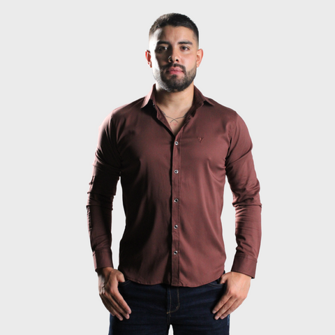 CAMISA MANGA LARGA MOKA