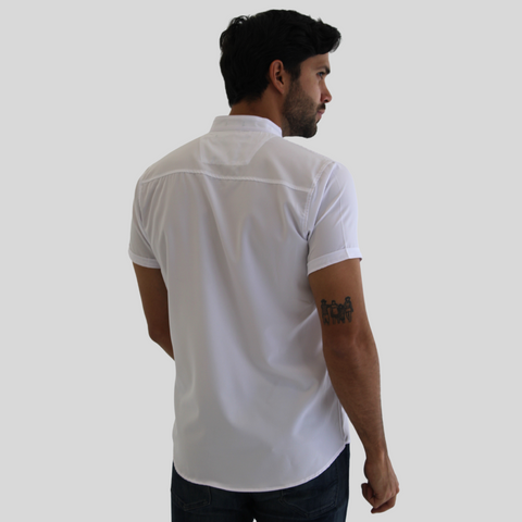 CAMISA SEDA FRIA BLANCO