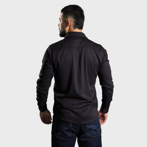 CAMISA MANGA LARGA NEGRO