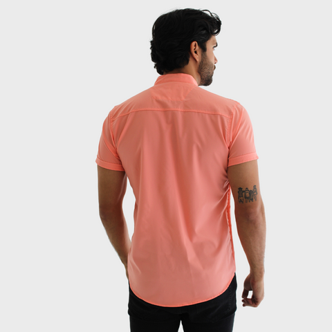 CAMISA SEDA FRIA SALMON