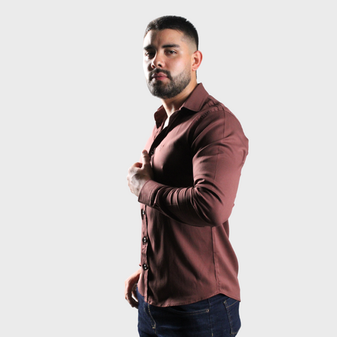 CAMISA MANGA LARGA MOKA
