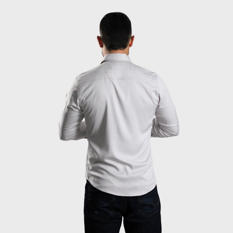 CAMISA MANGA LARGA GRIS