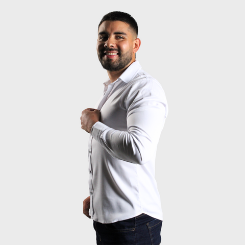 CAMISA MANGA LARGA BLANCO