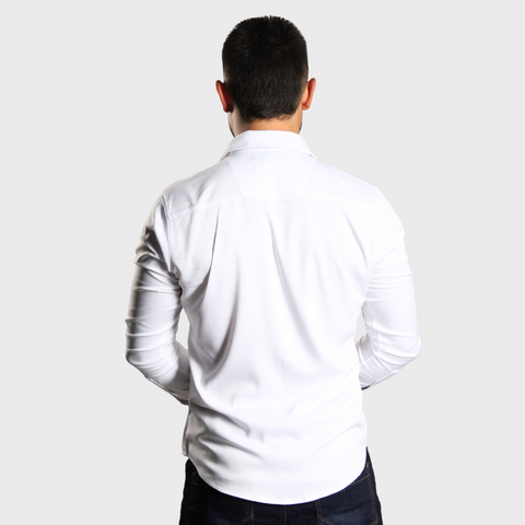 CAMISA MANGA LARGA BLANCO
