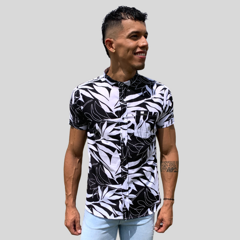 CAMISA MANGA CORTA FLORES