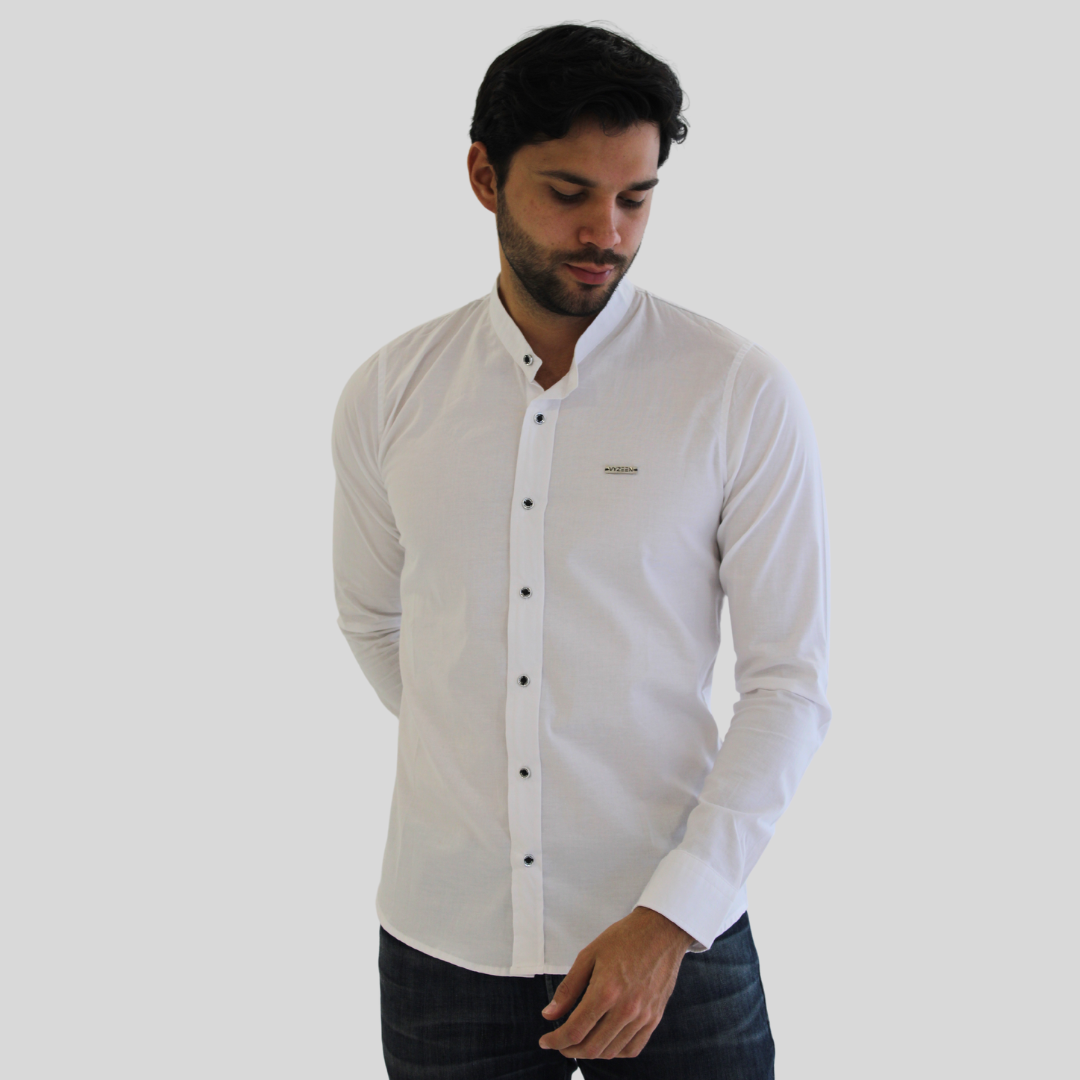 CAMISA MANGA LARGA BLANCO